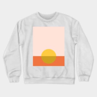 Mid century modern sunset Crewneck Sweatshirt